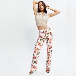 Reformation Women’s Jeans Size 25 High Rise Straight Long Comic Cotton